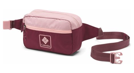 Ceinture banane unisexe columbia trail traveller bordeaux/rose