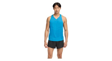 hoka race day tank top blue homme