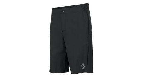 Pantalones cortos con piel Scott Vertic LT negros para hombre