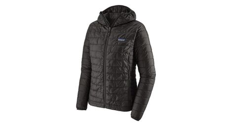 Chaqueta de plumas patagonia nano puff hoody negro mujer s