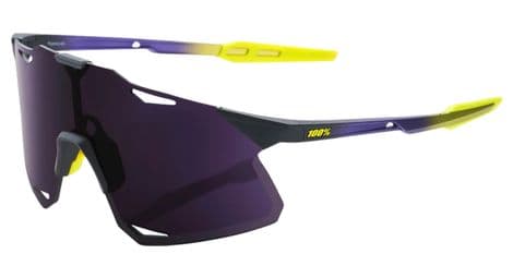 Lunettes 100% hypercraft - matte metallic digital brights - verres violet foncé