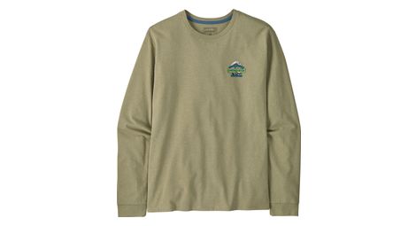 T-Shirt Manches Longues Patagonia Great Waves Responsibili-Tee Vert Homme