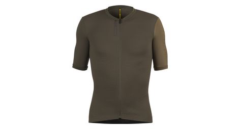 Mavic essential short sleeve jersey khaki/olive l