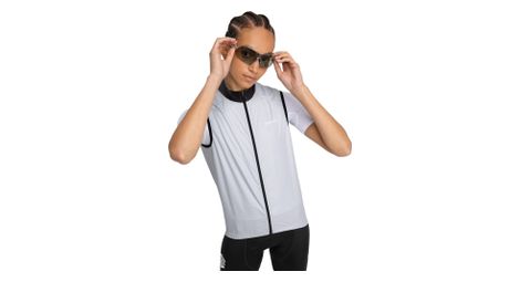 Gilet vélo coupe-vent femme cyclisme v1-w ramaz gris