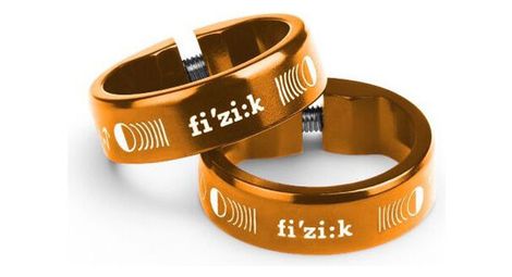 Paire de Bagues Lock-On Fizik Grip Clamps Orange
