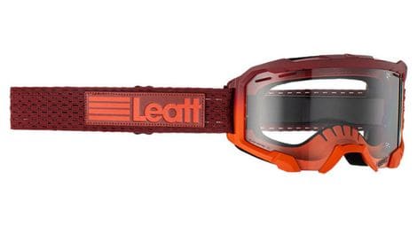 Maske leatt mtb velocity 4.0 rot / klare scheibe 83%