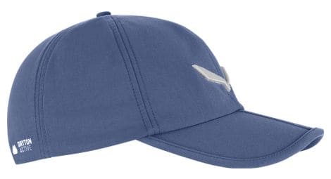 Gorra unisex salewa fanes fold visor gris-azul