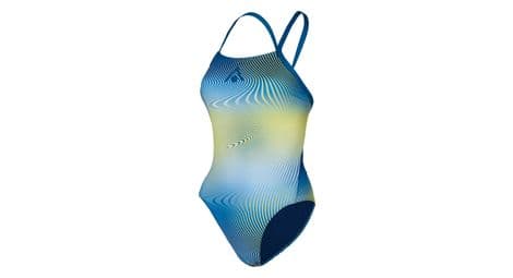 Aquasphere essential tie back swimsuit blue