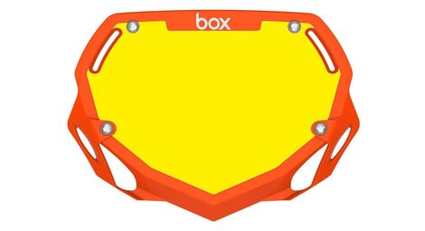 Placa de manillar naranja box two mini