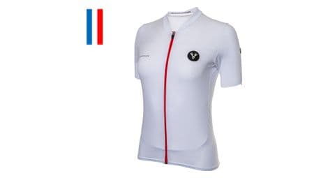 Maillot manches courtes femme lebram galibier blanc