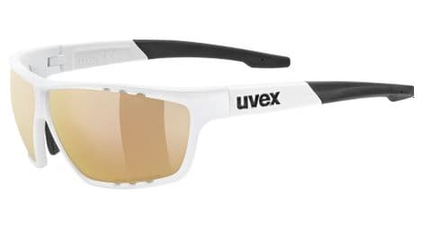 Lunettes uvex sportstyle 706 cv v blanc/verres rouge