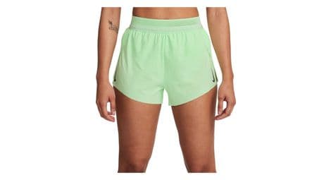 Short splite femme nike dri fit adv aeroswift 3in vert