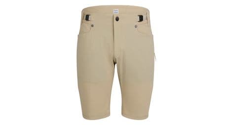 Pantaloncini da mtb rapha trail lightweight beige