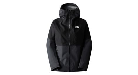 The north face women's jazzi gore-tex waterproof jacket grey/black