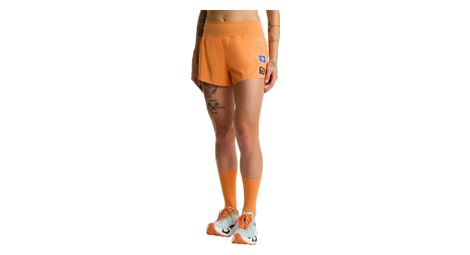 Pantalones cortos The North Face Summit Pacesetter 5'' naranja para mujer