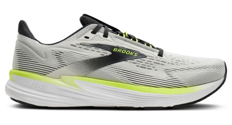 brooks revel 8 running shoes gray yellow men s