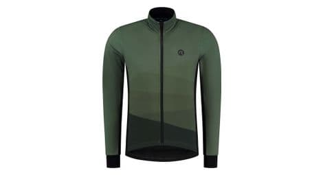 Veste velo hiver rogelli tarax - homme - vert militaire