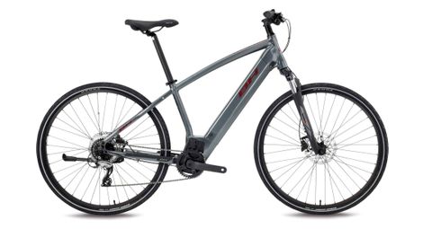 VTC Électrique BH Atom Cross Shimano Acera 8V 500 Wh 700 mm Gris Plata T.M 165/177cm - Produit Reconditionné