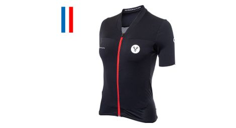 Maillot manches courtes femme lebram galibier noir