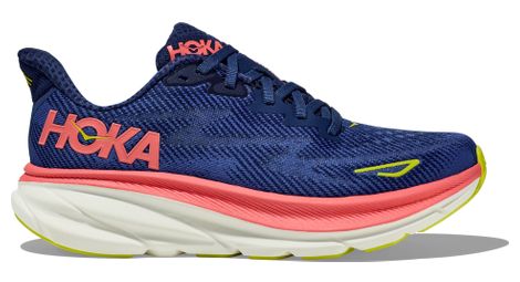 Hoka One One Clifton 9 Large D - femme - bleu