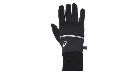 Guantes asics wind-block negro hombre