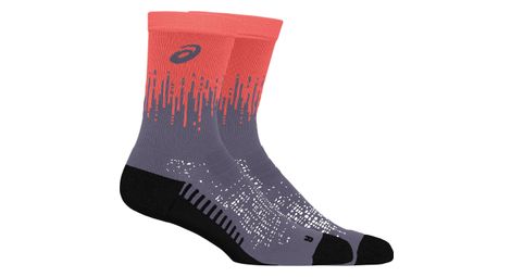 Calcetines asics performance run crew violeta/coraza