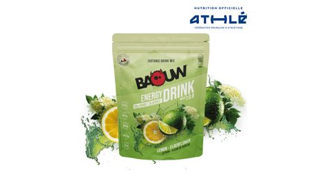 Boisson energetique baouw citron/fleur de sureau - 585g