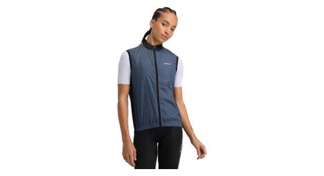 Gilet vélo coupe-vent femme cyclisme v1-w lavaredo bleu