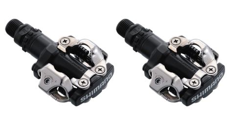 shimano m520 clipless spd mtb pedals black