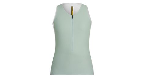 Camiseta de tirantes mavic aksium para mujer verde menta/carbono