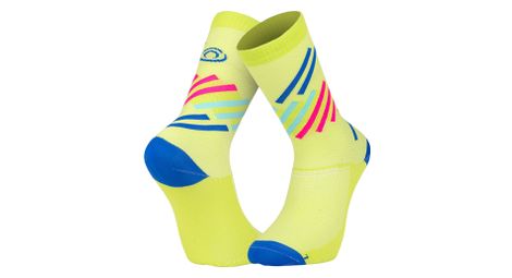 Chaussettes bv sport light run miami vert/bleu