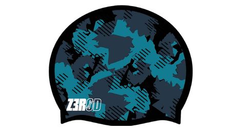 Bonnet de bain z3rod archi noir bleu