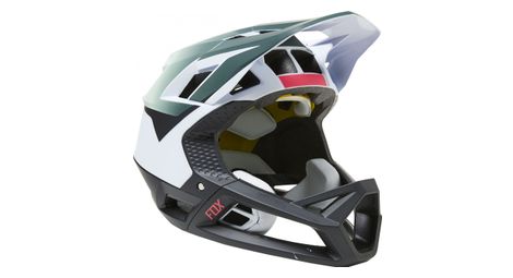 Casco fox proframe graphic 2 bianco / verde