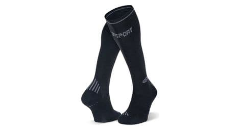 Chaussettes bv sport run compression noir gris