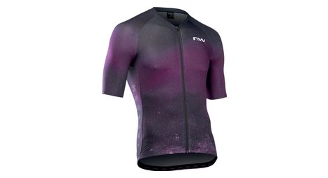 Maillot manches courtes northwave freedom plum violet