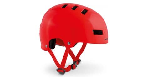 Casque enfant met yoyo rouge brillant