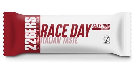 226ers race day salty trail energy bar italian taste 40g