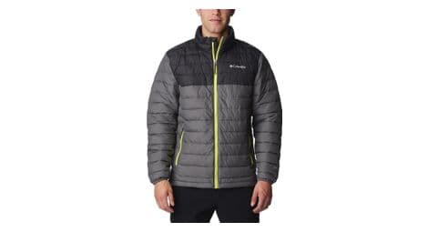 Doudoune columbia powder lite gris noir