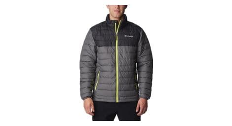 Doudoune columbia powder lite gris/noir