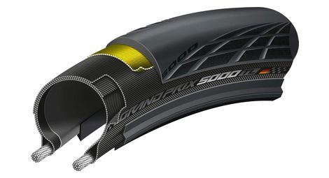 Pneu Route Continental Grand Prix 5000 TL 700 mm Tubeless Souple Vectran Breaker BlackChili