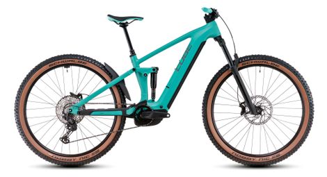 Cube stereo hybrid one44 ex 800 electric full suspension mtb shimano deore/deore xt 12s 800 wh 29'' scuba blue 2025
