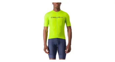 Maglia castelli elements a manica corta giallo fluo xl