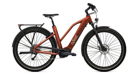 Bicicleta eléctrica de ciudad o2 feel vern urban power 7.1 mid shimano alivio 9v 720 wh 27,5'' bronce