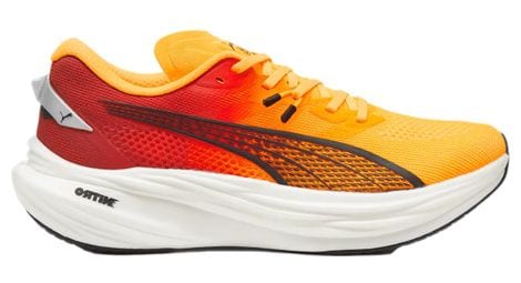 Zapatillas puma deviate nitro 3 rojo / naranja hombre