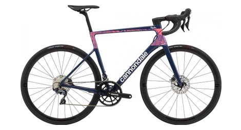 Vélo de Route Cannondale SuperSix EVO Hi-MOD Disc Ultegra Shimano Ultegra 11V 700 mm Bleu Rose Team Replica