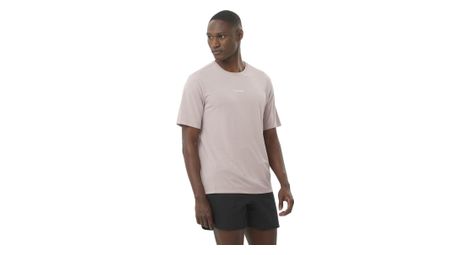 Maillot de manga corta salomon shkout core beige hombre