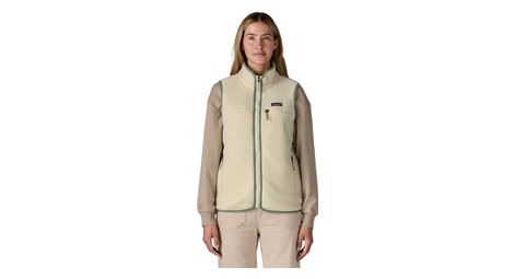 Polar sin mangas Patagonia Retro Pile Beige de mujer