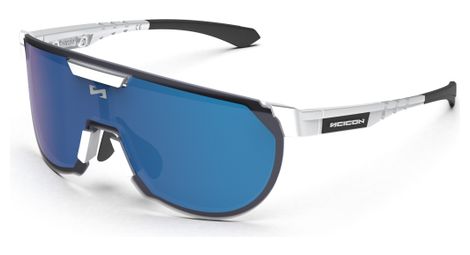 Lunettes aerotrail blanc brillant / miroir bleu scicon sports