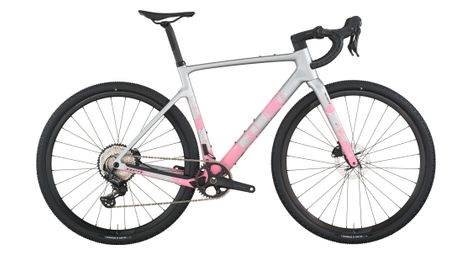 Bicicletta Gravel Scott Addict Gravel 30 Shimano GRX 12V 700 mm Grigio/Rosa