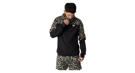 Chaqueta cortavientos Dynafit Trail Wind negra para hombre
